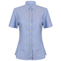 Bleu - Front - Henbury Modern - Chemise à manches courtes - Femme