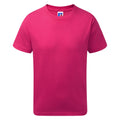 Fuchsia - Front - Jerzees Schoolgear - T-shirt à manches courtes - Garçon