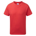 Rouge - Front - Jerzees Schoolgear - T-shirt à manches courtes - Garçon