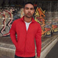 Rouge - Back - Russell Authentic - Veste AUTHENTIC - Homme