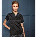 Noir-Blanc - Lifestyle - Premier Coolchecker - Polo sport - Femme