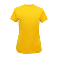 Jaune soleil - Back - Tri Dri - T-Shirt sport - Femme