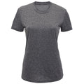 Noir chiné - Front - Tri Dri - T-Shirt sport - Femme