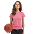 Rose chiné - Back - Tri Dri - T-Shirt sport - Femme