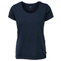 Bleu marine - Front - Nimbus Montauk - T-shirt à manches courtes - Femme