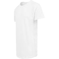 Blanc - Back - Build Your Brand - T-shirt long à manches courtes - Homme