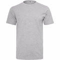 Gris - Front - Build Your Brand - T-shirt col rond manches courtes - Homme