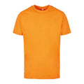 Orange vif - Front - Build Your Brand - T-shirt à col rond - Homme
