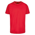 Rouge vif - Front - Build Your Brand - T-shirt à col rond - Homme
