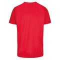 Rouge vif - Back - Build Your Brand - T-shirt à col rond - Homme