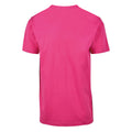 Rose vif - Back - Build Your Brand - T-shirt à col rond - Homme