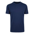 Bleu marine clair - Front - Build Your Brand - T-shirt à col rond - Homme