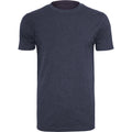 Bleu marine - Front - Build Your Brand - T-shirt à col rond - Homme