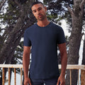 Bleu marine foncé - Back - Fruit Of The Loom - T-shirt - Hommes