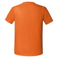 Orange - Back - Fruit Of The Loom - T-shirt - Hommes