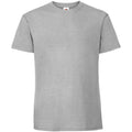 Gris - Front - Fruit Of The Loom - T-shirt - Hommes