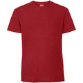 Rouge - Front - Fruit Of The Loom - T-shirt - Hommes