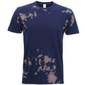 Bleu marine - Front - Colortone - T-shirt délavé - Mixte