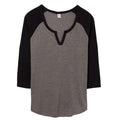 Gris foncé - Noir - Front - Alternative Apparel - T-shirt OUTFIELD 50-50 - Femme