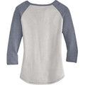 Argenté - Bleu marine - Back - Alternative Apparel - T-shirt OUTFIELD 50-50 - Femme