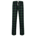 Bleu marine - vert - Front - Skinnifit - Pantalon de pyjama en tartan - Homme