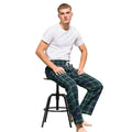 Bleu marine - vert - Back - Skinnifit - Pantalon de pyjama en tartan - Homme