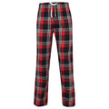 Rouge - bleu marine - Front - Skinnifit - Pantalon de pyjama en tartan - Homme