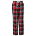 rouge-bleu marine - Front - Skinnifit Pantalon de pyjama Tartan - femme
