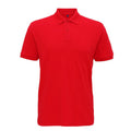 Rouge - Front - Asquith & Fox - Polo Super Leger - Homme