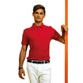 Rouge - Back - Asquith & Fox - Polo Super Leger - Homme