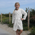 Blanc - Back - A&R Towels - Poncho de bain BOYZZ & GIRLZZ - Enfant