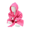 Rose - Front - A&R Towels - Peignoir à capuche pour bébé - enfant