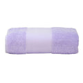 Violet clair - Front - A&R - Serviette de bain PRINT-ME