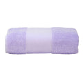 Violet clair - Front - A&R - Serviette de bain large