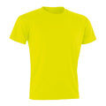 Jaune fluo - Front - Spiro - T-shirt IMPACT AIRCOOL - Mixte