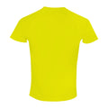 Jaune fluo - Back - Spiro - T-shirt IMPACT AIRCOOL - Mixte