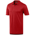 Rouge - Front - Adidas -  Polo PERFORMANCE - Hommes