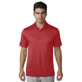 Rouge - Side - Adidas -  Polo PERFORMANCE - Hommes