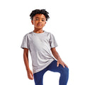 Gris clair chiné - Side - TriDri - T-shirt - Enfant