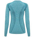 Turquoise - Back - TriDri - T-shirt à manches longues MULTI SPORT PERFORMANCE - Femme