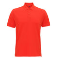 Rouge orangé - Front - Asquith & Fox - Polo - Homme