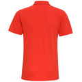 Rouge orangé - Back - Asquith & Fox - Polo - Homme