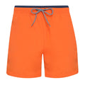 Orange - bleu marine - Front - Asquith & Fox - Short de bain - Homme