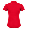 Rouge classique - Back - Henbury - Polo sport à forme ajustée - Femme