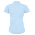 Bleu clair - Back - Henbury - Polo sport à forme ajustée - Femme