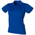 Bleu roi - Front - Henbury - Polo sport à forme ajustée - Femme