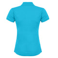 Turquoise - Back - Henbury - Polo sport à forme ajustée - Femme