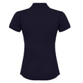 Bleu marine Oxford - Back - Henbury - Polo sport à forme ajustée - Femme