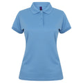 Bleu moyen - Front - Henbury - Polo sport à forme ajustée - Femme