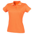 Orange brûlé - Front - Henbury - Polo sport à forme ajustée - Femme